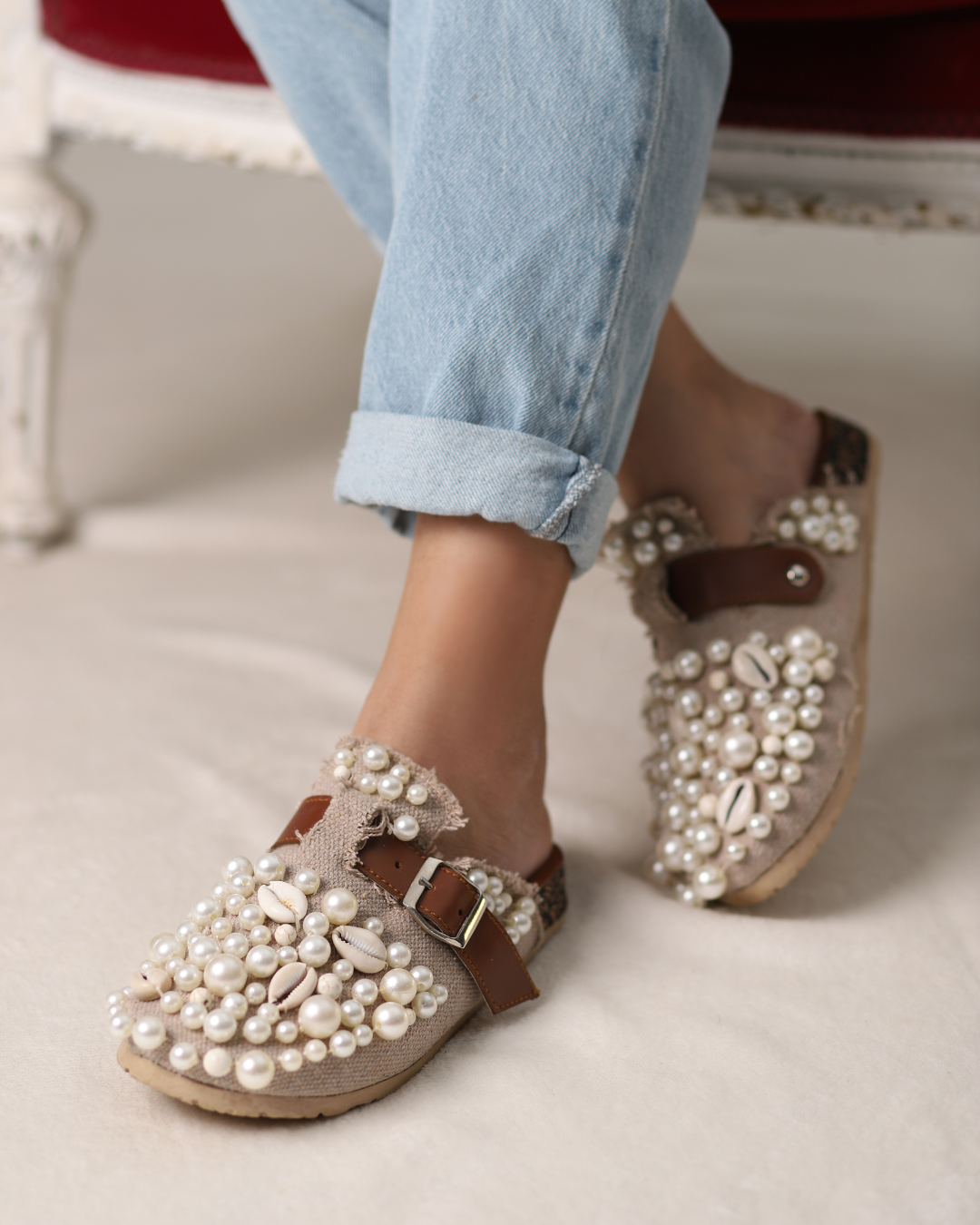 Sand Pearl Clogs