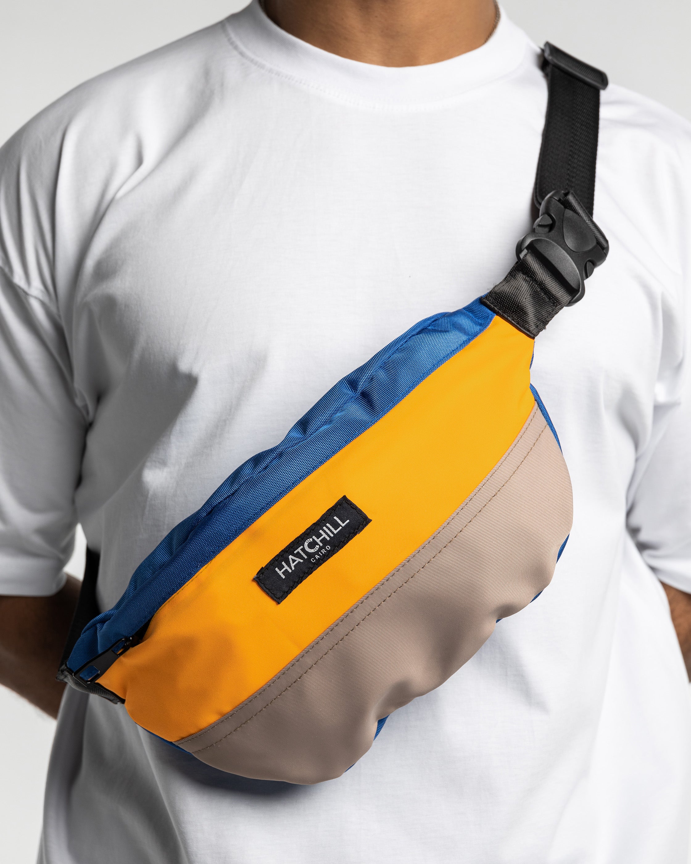 The Evo Waist bag - Mustard x Beige Main image
