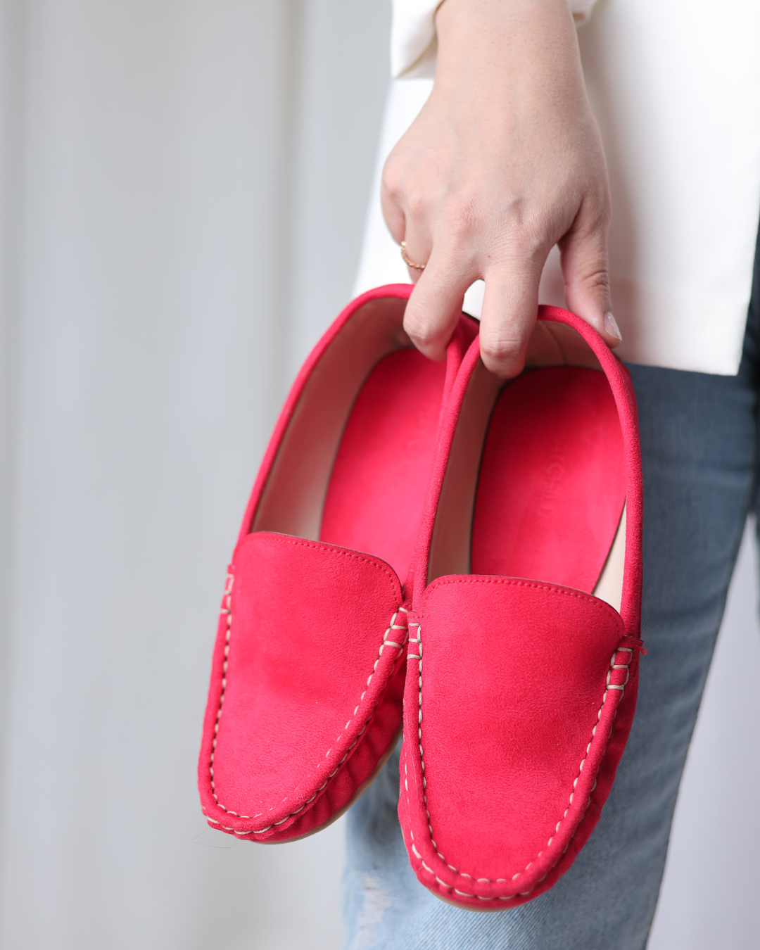Crimson  Moccasins