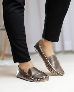 Bronze Eclipse Moccasins