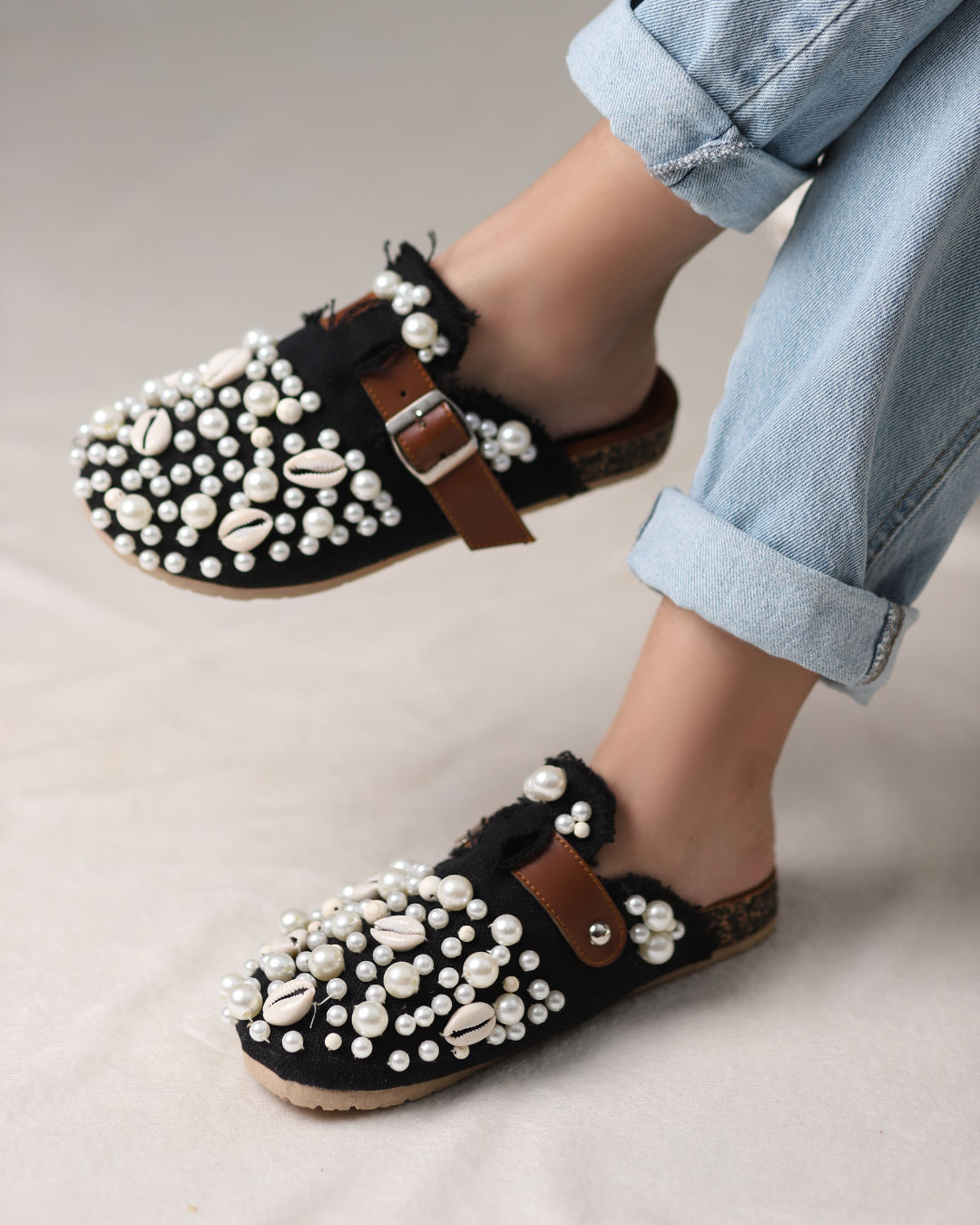 Midnight Pearl Clogs