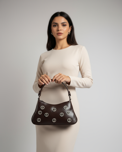 Mocha Loop Shoulder Bag