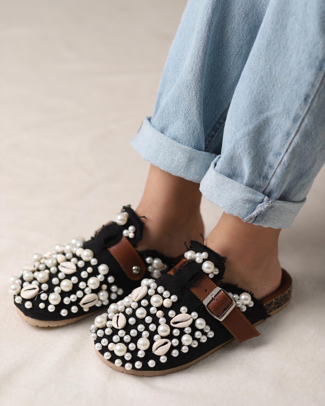Midnight Pearl Clogs