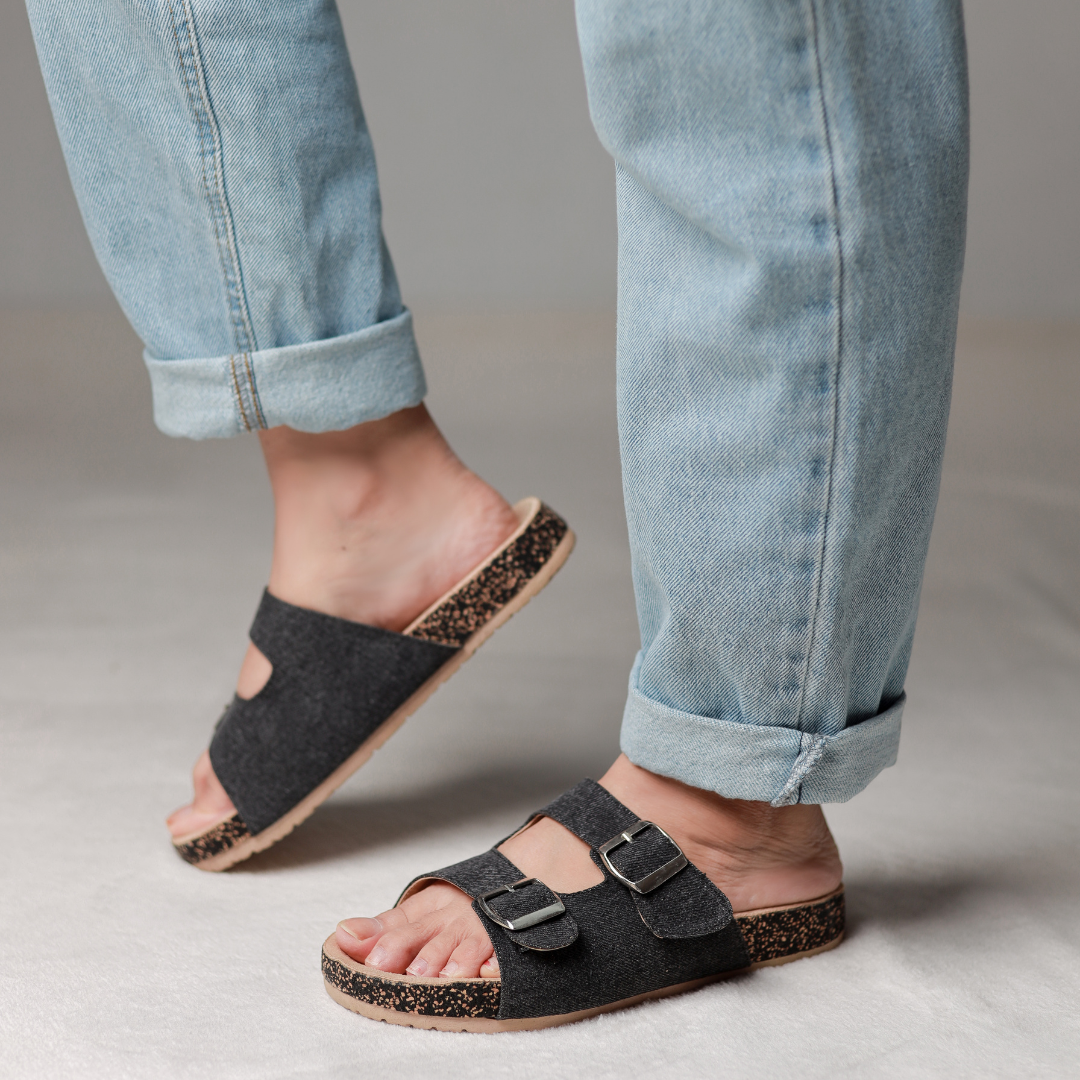 Midnight Denim Slippers Secondary image