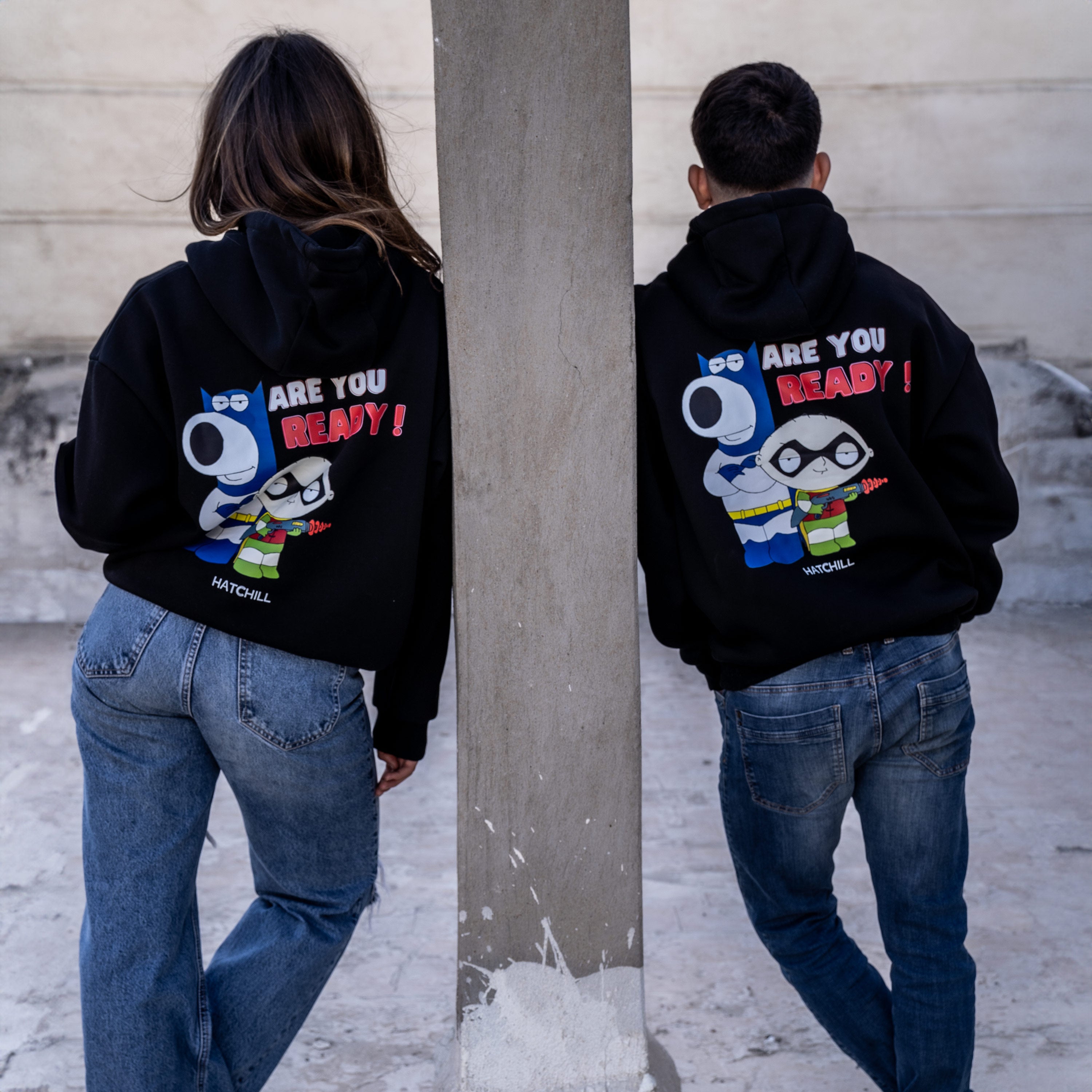 Brian & Stewie Hoodie - Black Main image