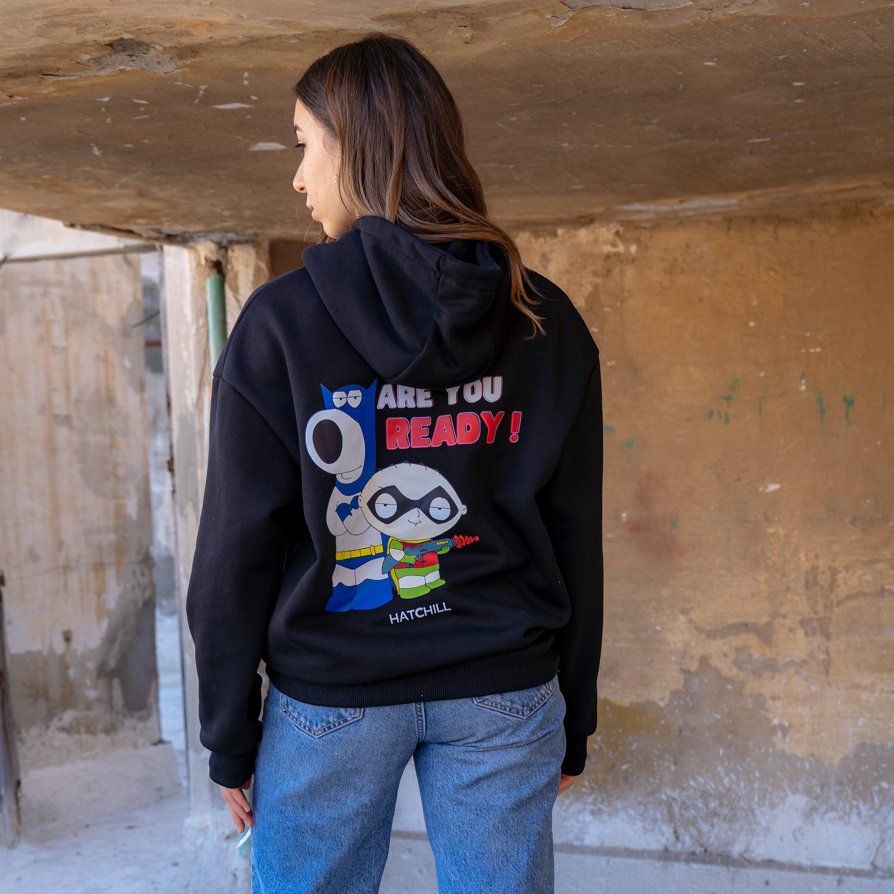 Brian & Stewie Hoodie - Black Secondary image