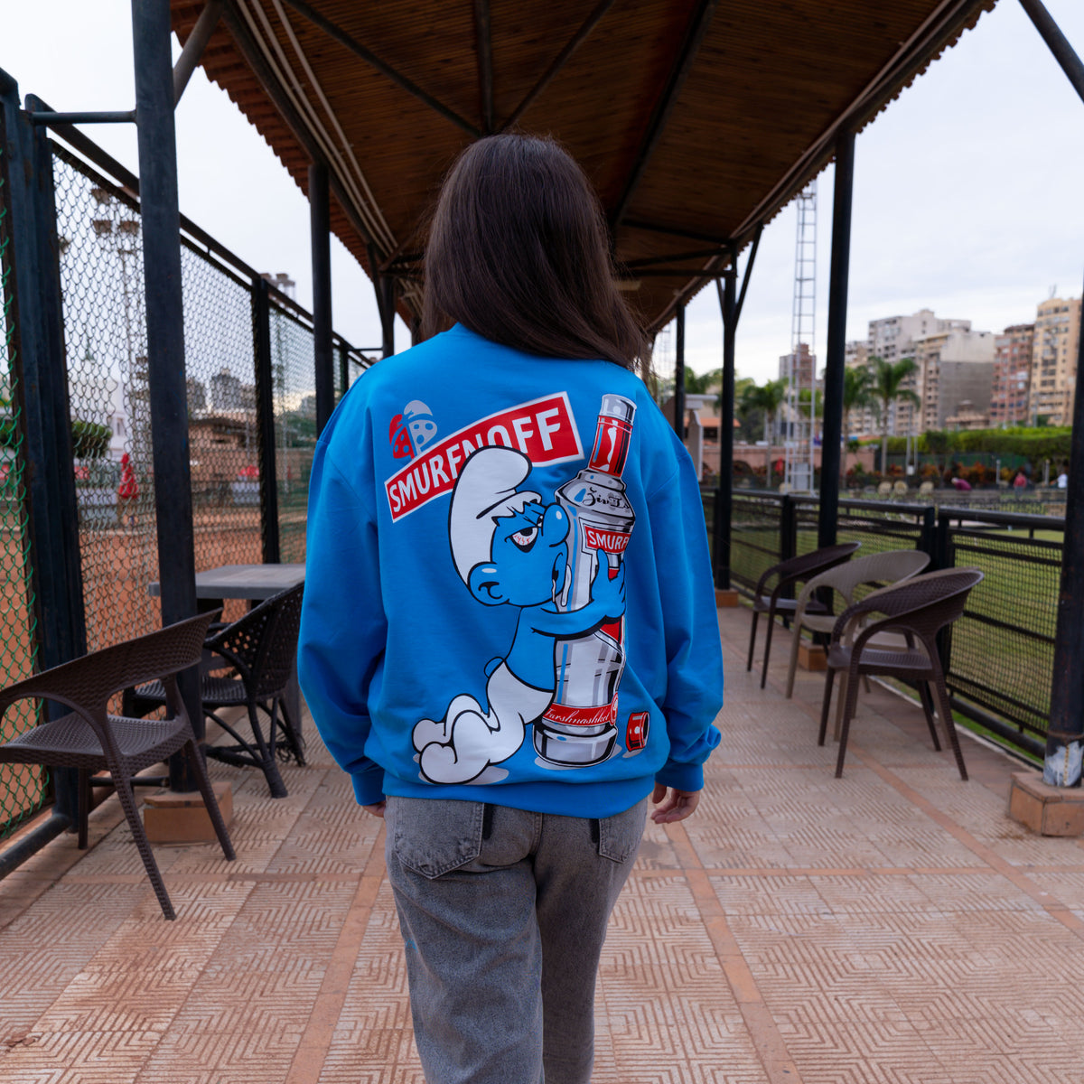 سمورينوف أزرق ملكي - بأكمام طويلة - للجنسين