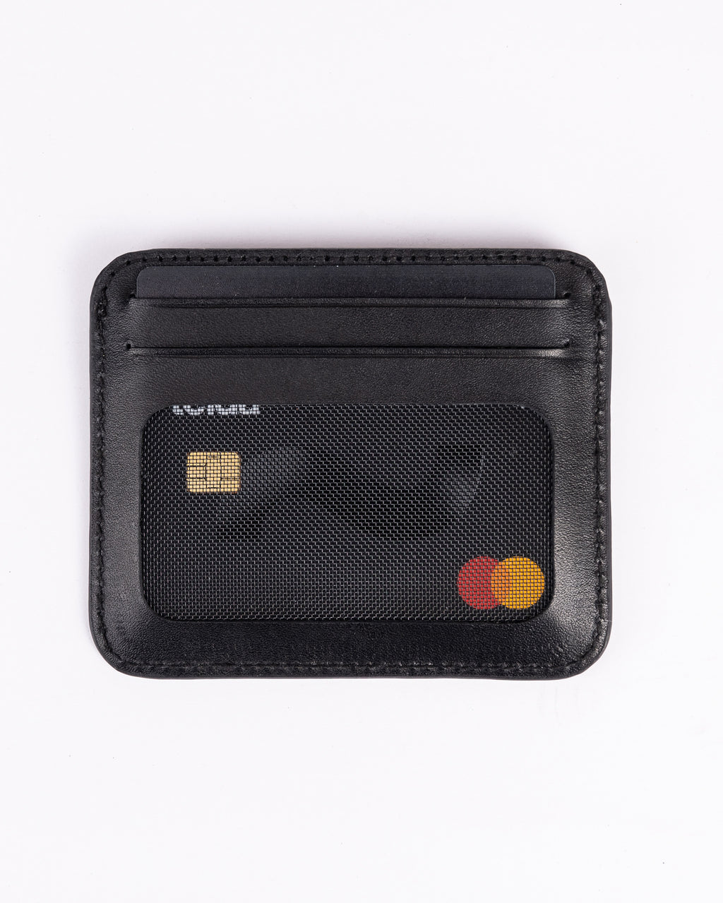 Leather Card Holder - Black