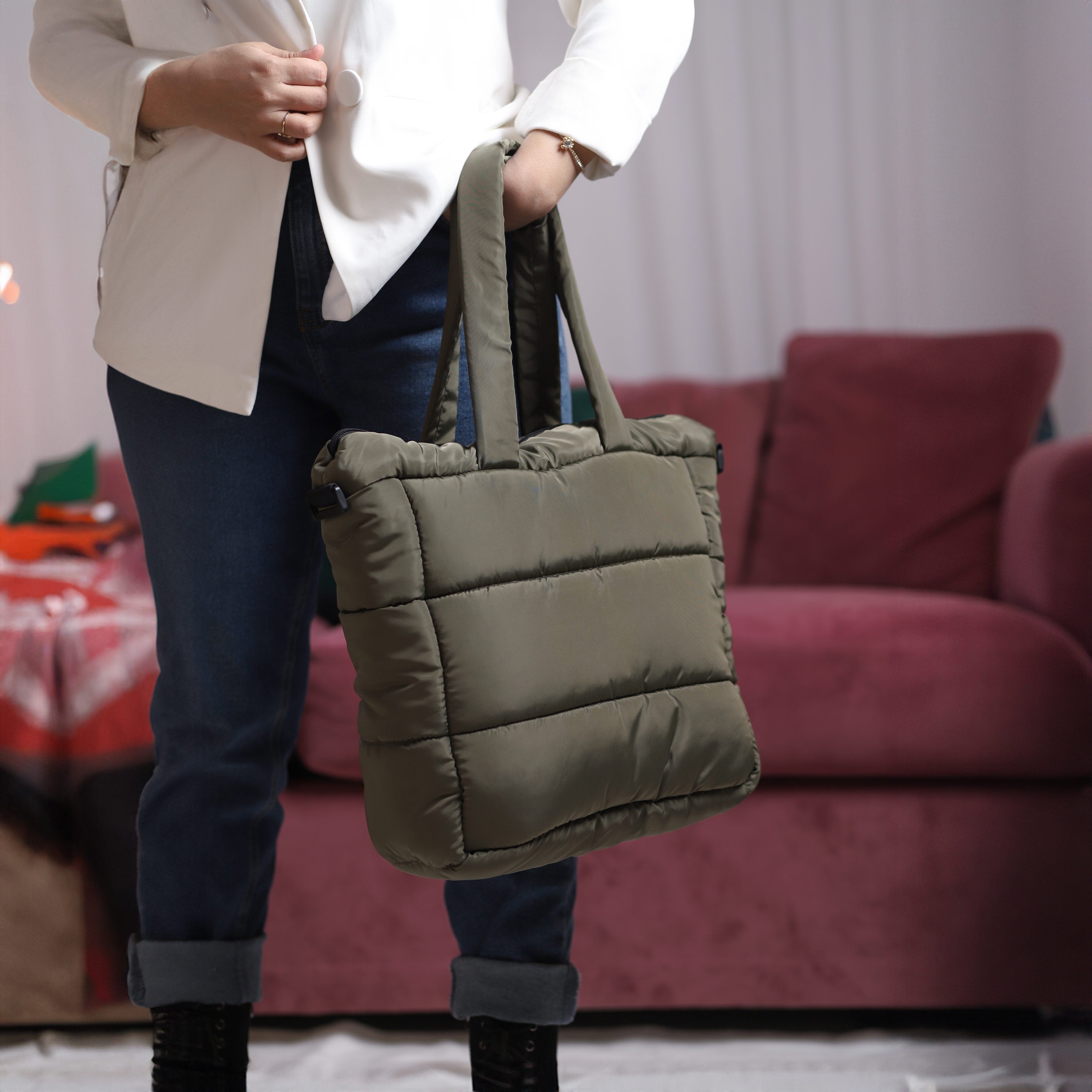 Marshmallow Mate - × Olive Green Main image