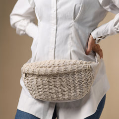 حقيبة خصر فريا - أبيض فاتح