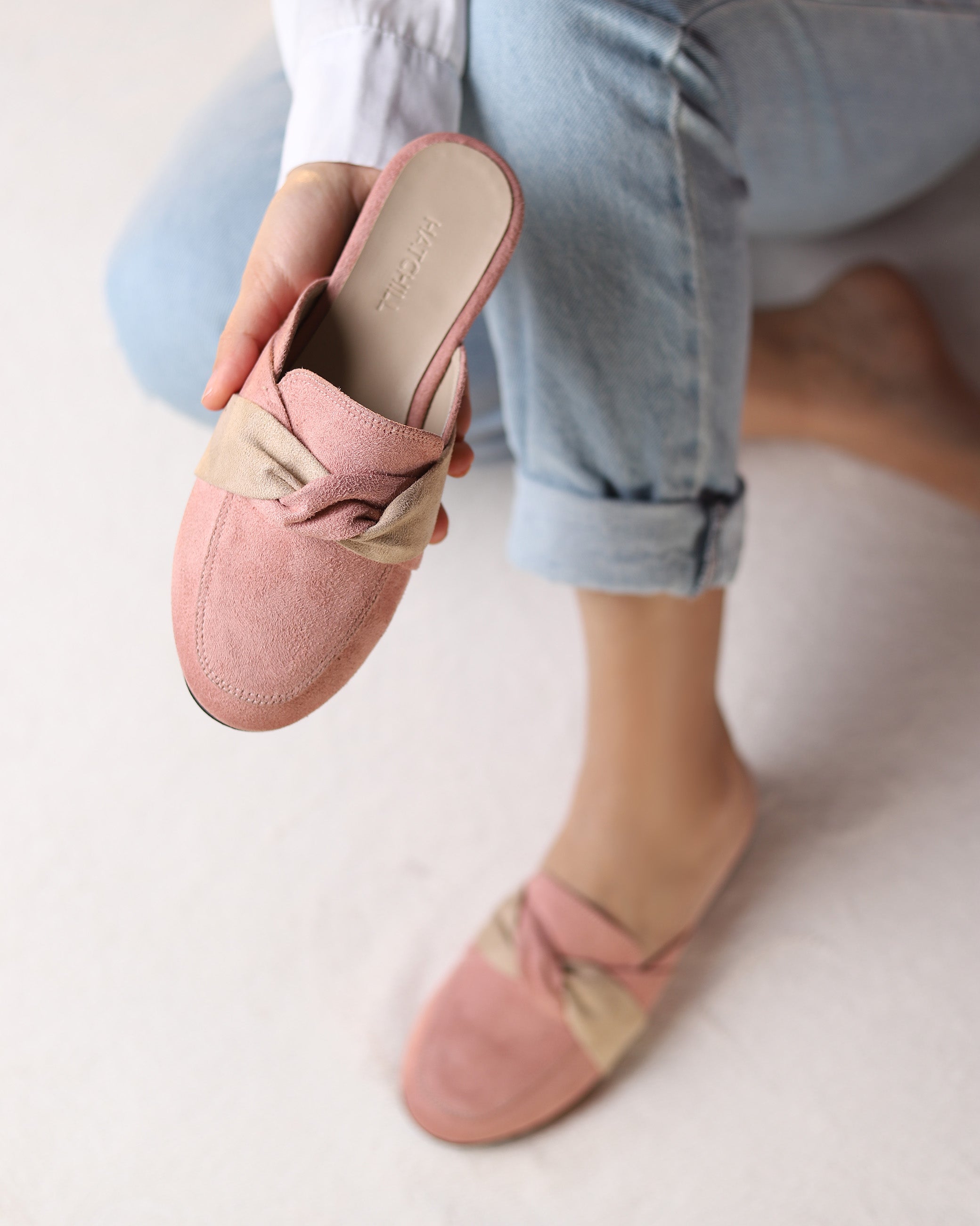 Blush Twist Mule Main image
