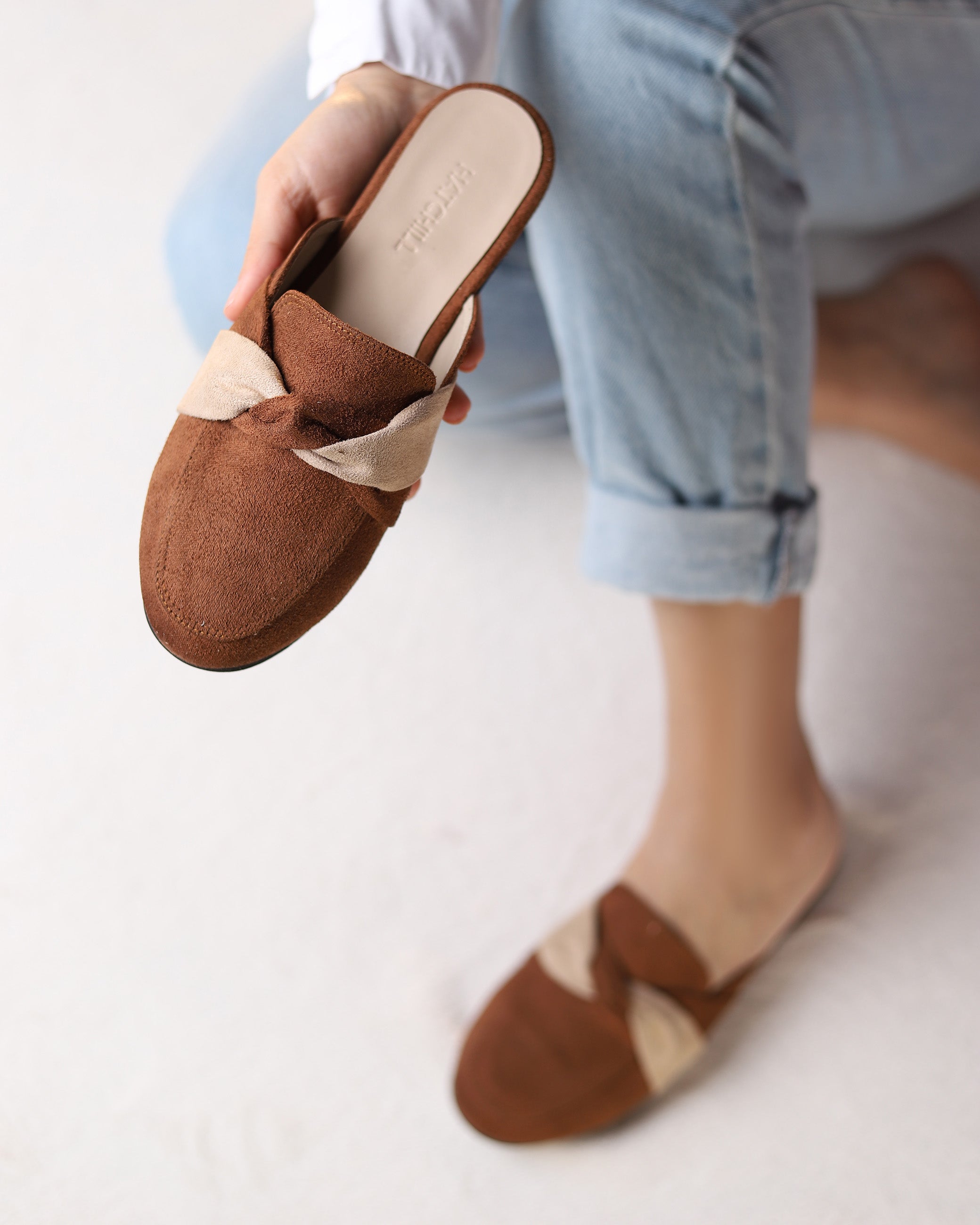 Cocoa Knot Mule Main image