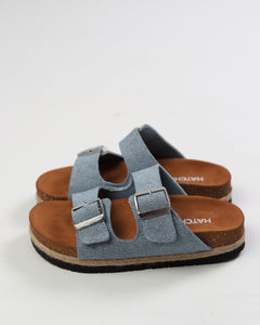 Denim Luxe Slippers