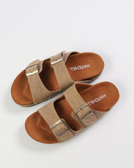 Golden Dune Slippers