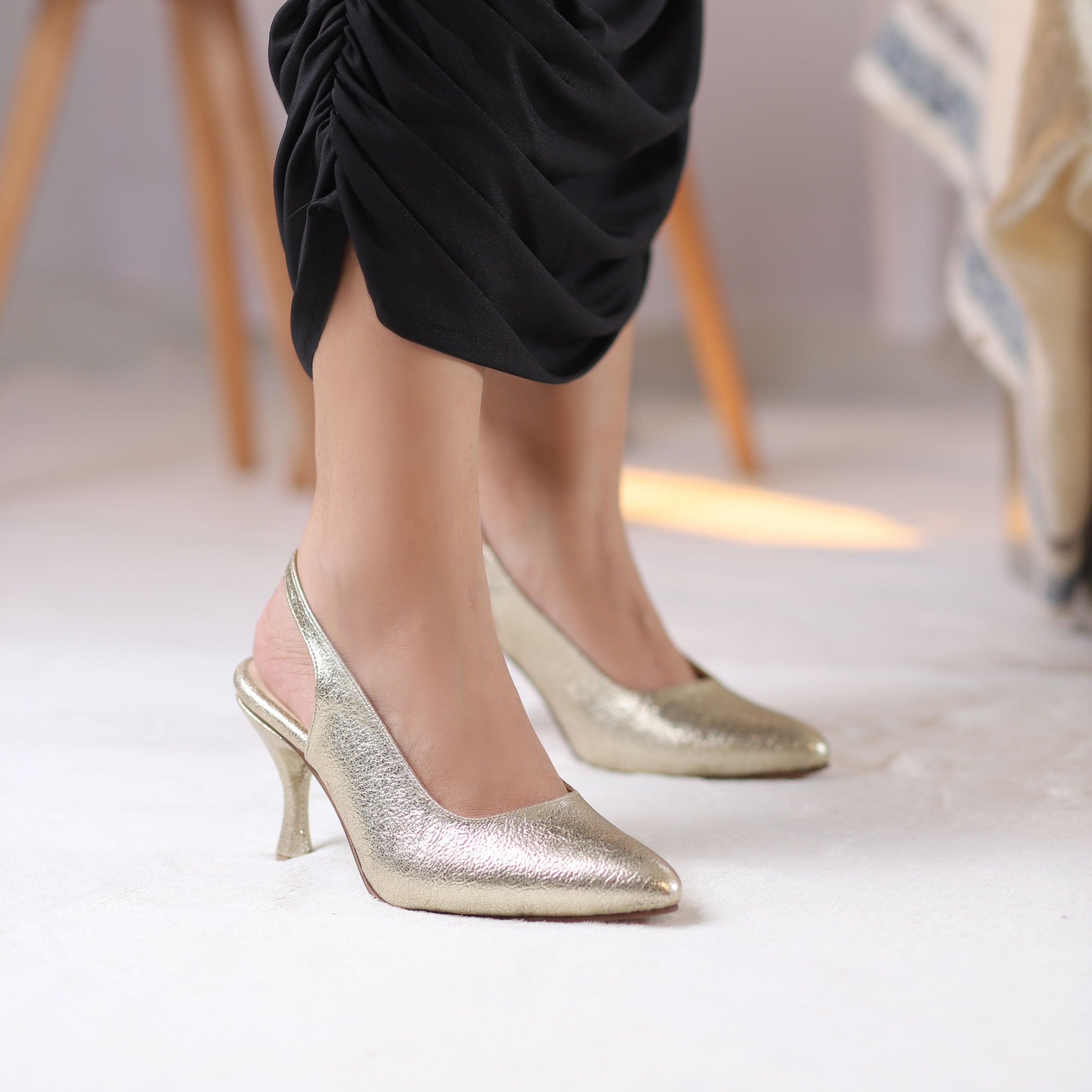 Gold Mirage High-Heels Secondary image