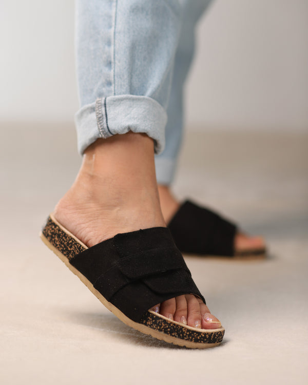 Noir Ease Slippers