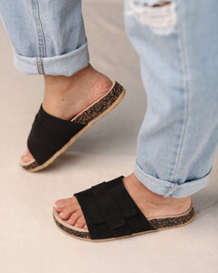 Noir Ease Slippers