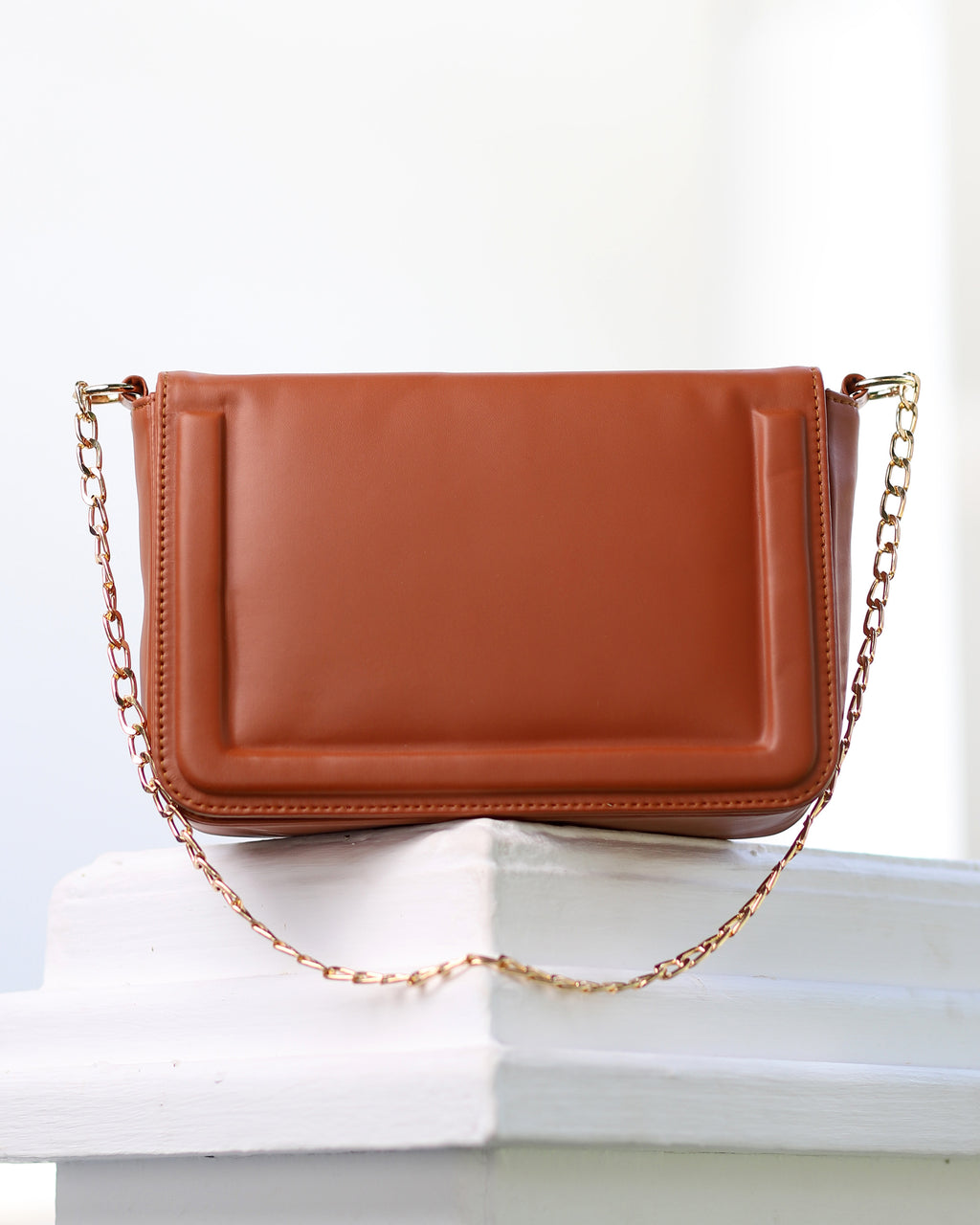 Caramel Chic Chain Bag