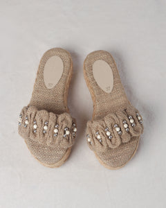 Jute Pearl Slipper