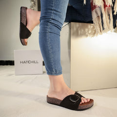 Fiorella  Slipper - Black