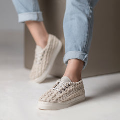 WovenWander - أبيض عاجي