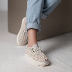 WovenWander - أبيض عاجي