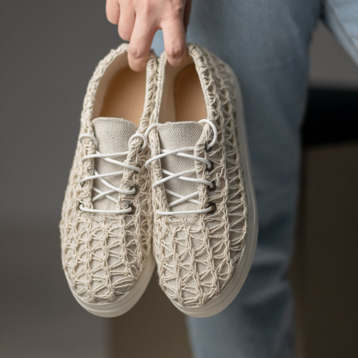 WovenWander - أبيض عاجي