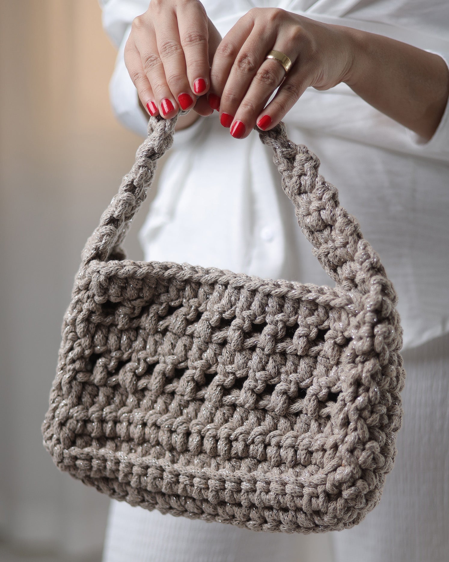 Cleo Handbag - Beige