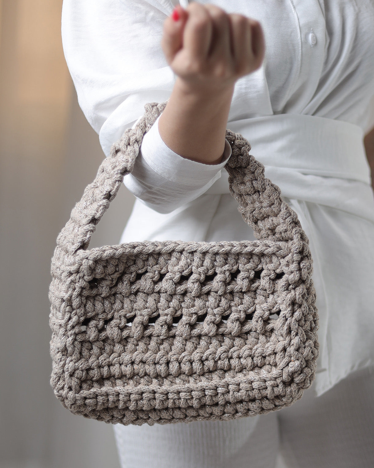 Cleo Handbag - Beige