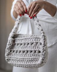 حقيبة كليو - أبيض فاتح