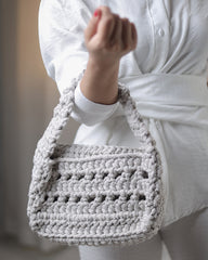 حقيبة كليو - أبيض فاتح