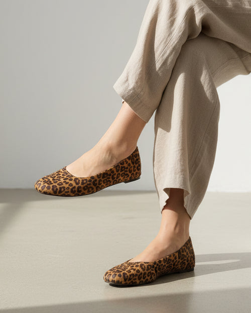 The Mila Leopard Flat