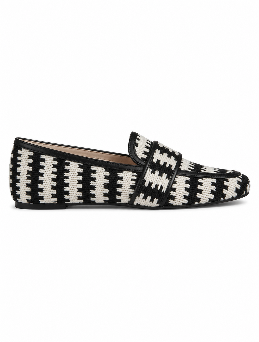 Maison Houndstooth Luxe Moccasin