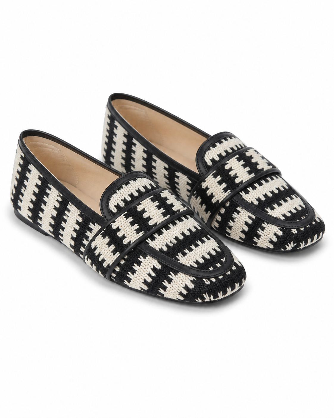 Maison Houndstooth Luxe Moccasin Main image