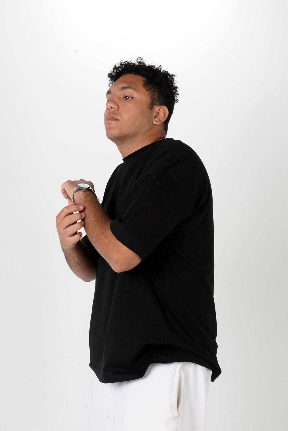 Black Oversized Tee Shirt - Hatchill