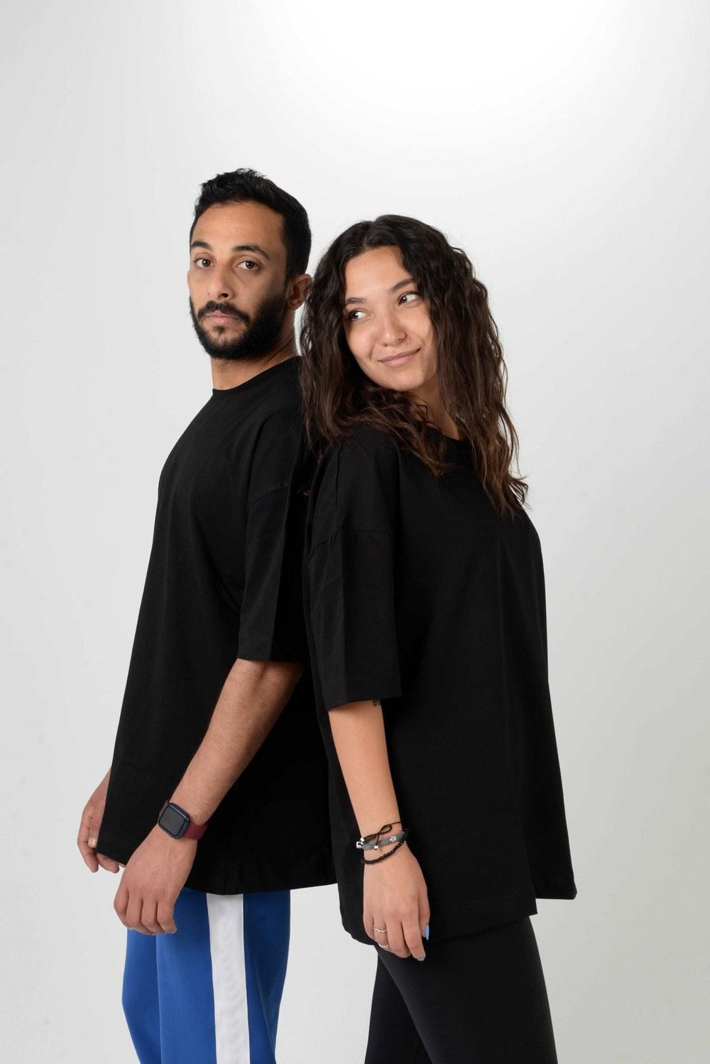 Black Oversized Tee Shirt - Hatchill