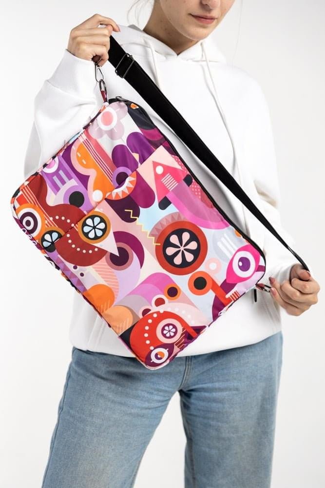 Colorful laptop sleeve - Hatchill Main image
