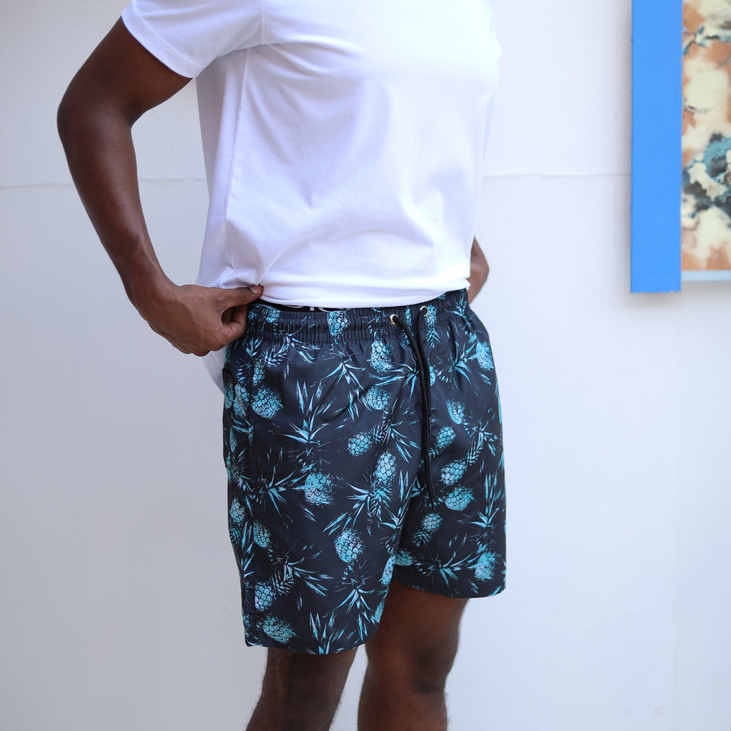 Dark Tropic Swim-shorts - Hatchill