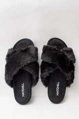Fluffy Cross Strap - Black - Hatchill