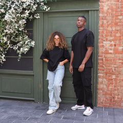 Friday - Black Oversized Tee Shirt - Hatchill