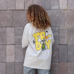 Friday - Grey Oversized Tee Shirt - Hatchill