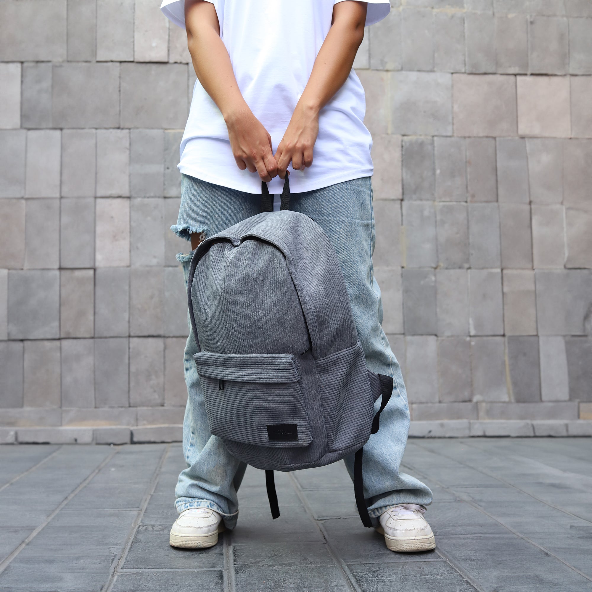 Grey Backpack Secondary image