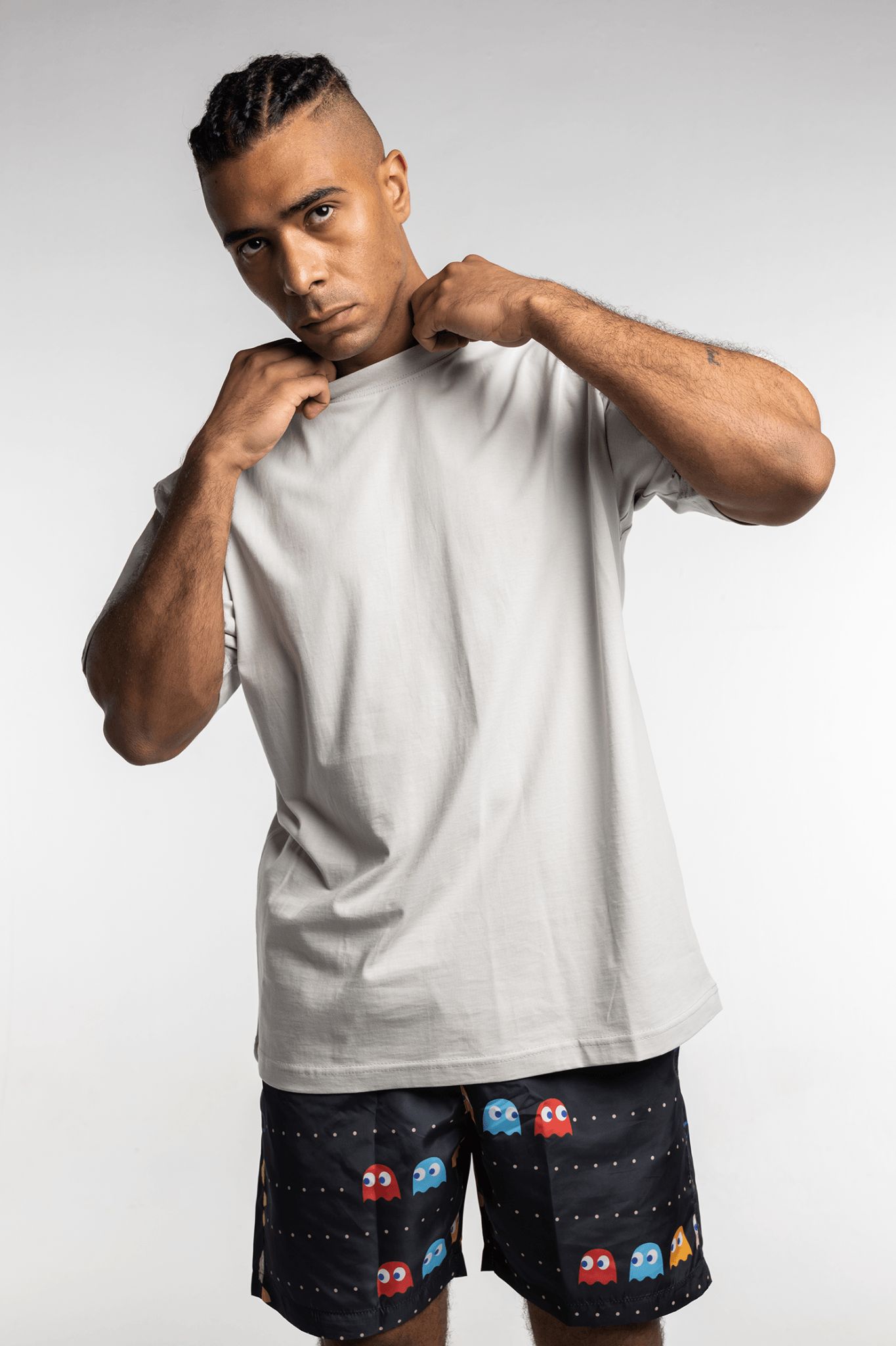 Grey Oversized Tee Shirt Secondary image