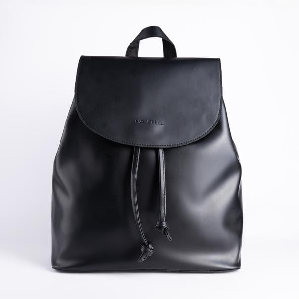 Leather backpack - Black Secondary image