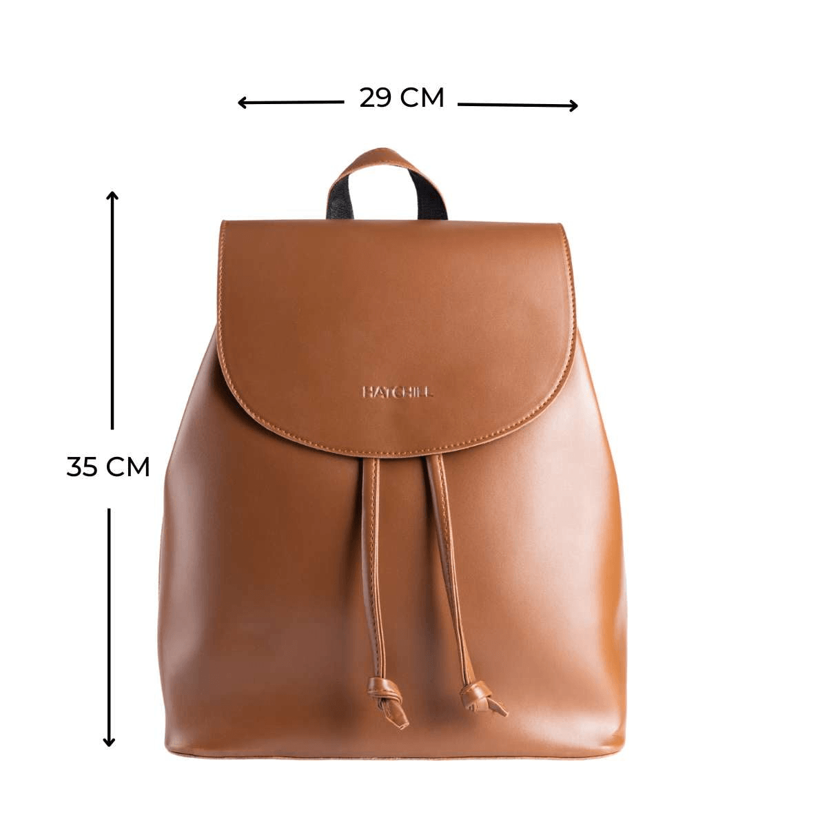Leather backpack - Clay Brown - Hatchill