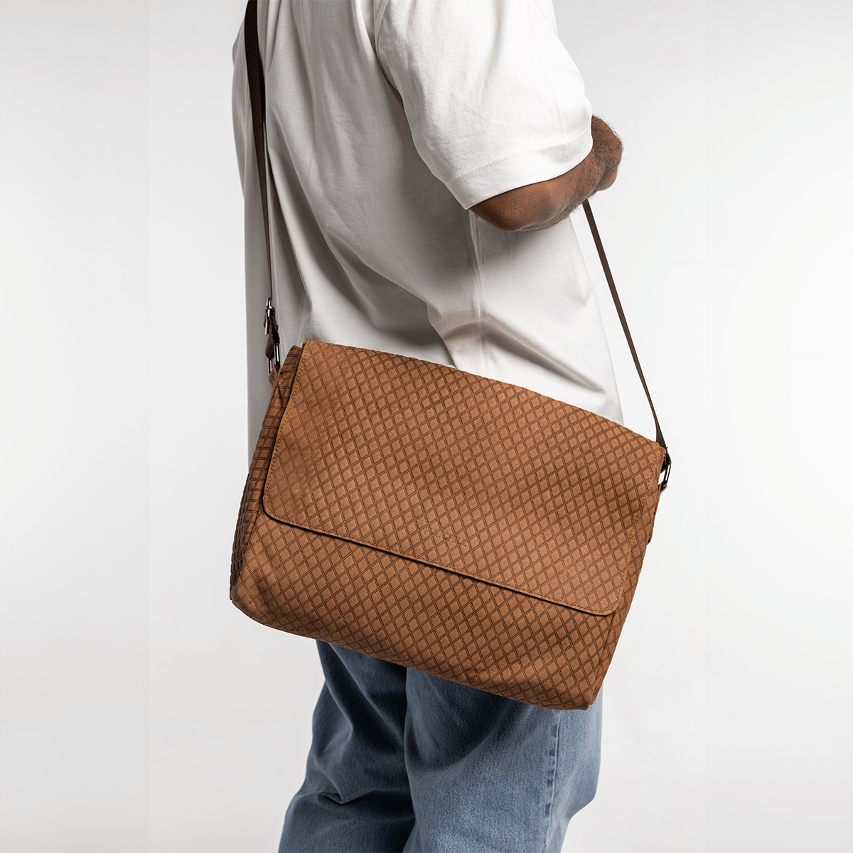 Leather Everyday bag - Camel - Hatchill Main image