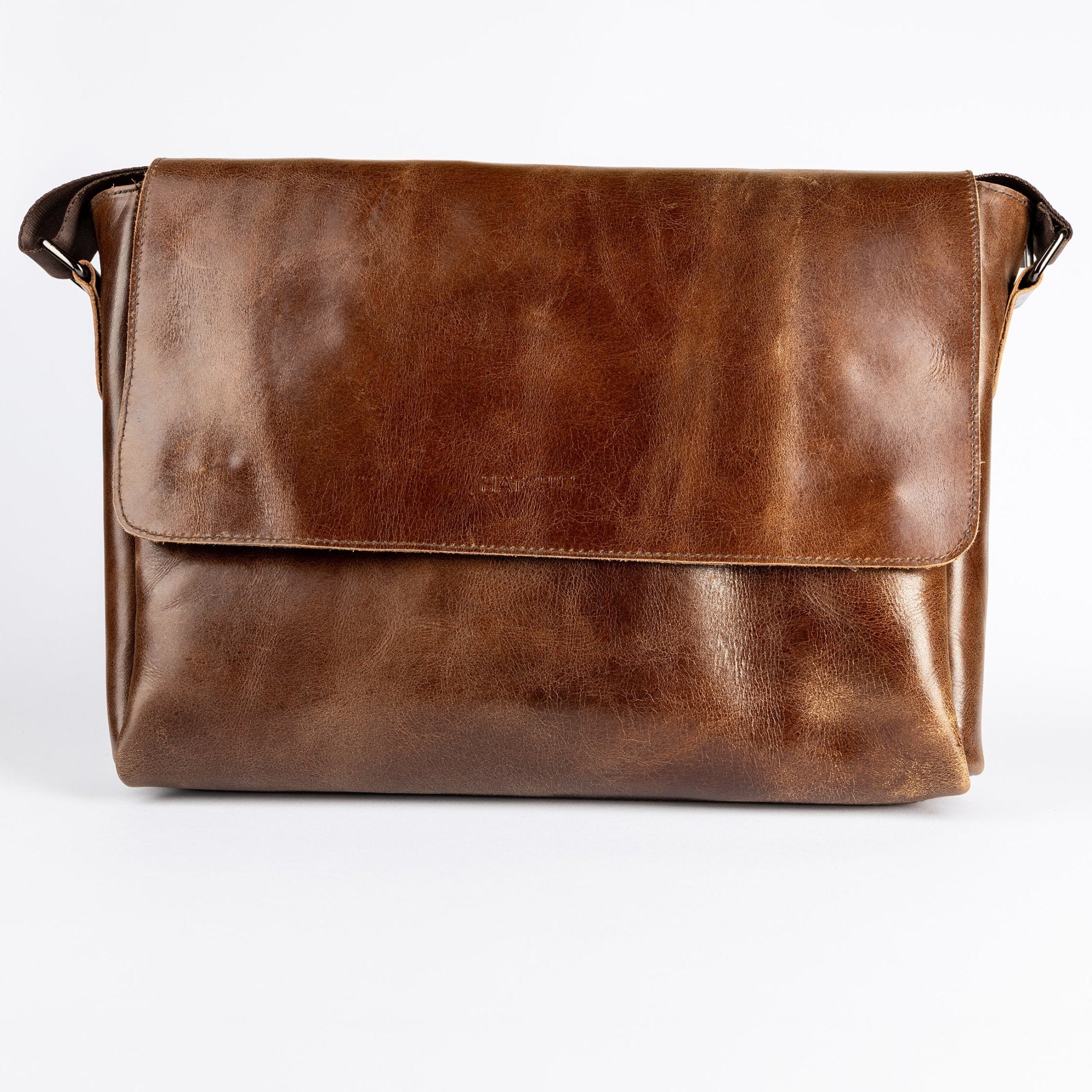 Leather Everyday bag - Choclate - Hatchill Main image