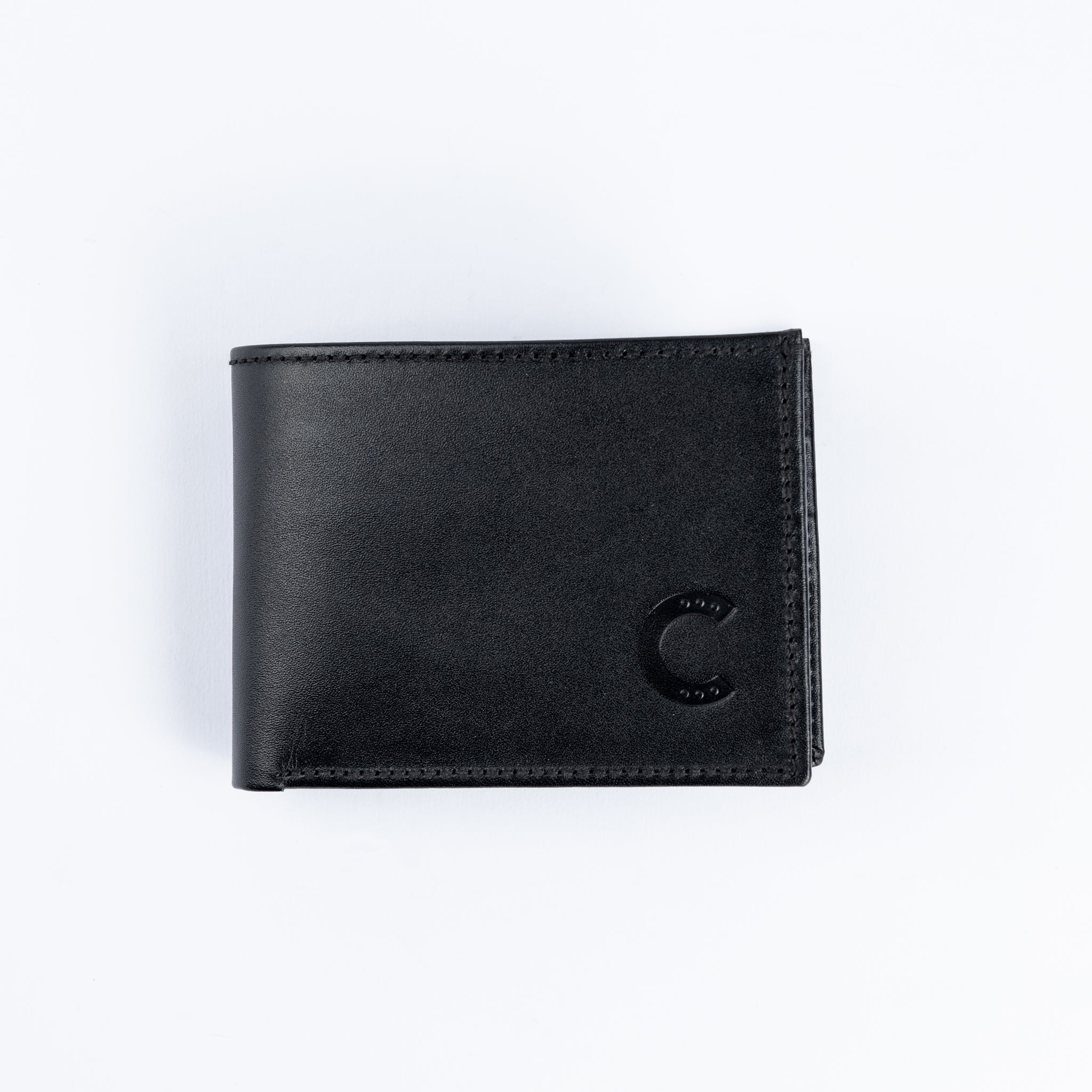 Leather Wallet - Black - Hatchill Main image