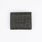 Leather Wallet - Crocodile Black - Hatchill