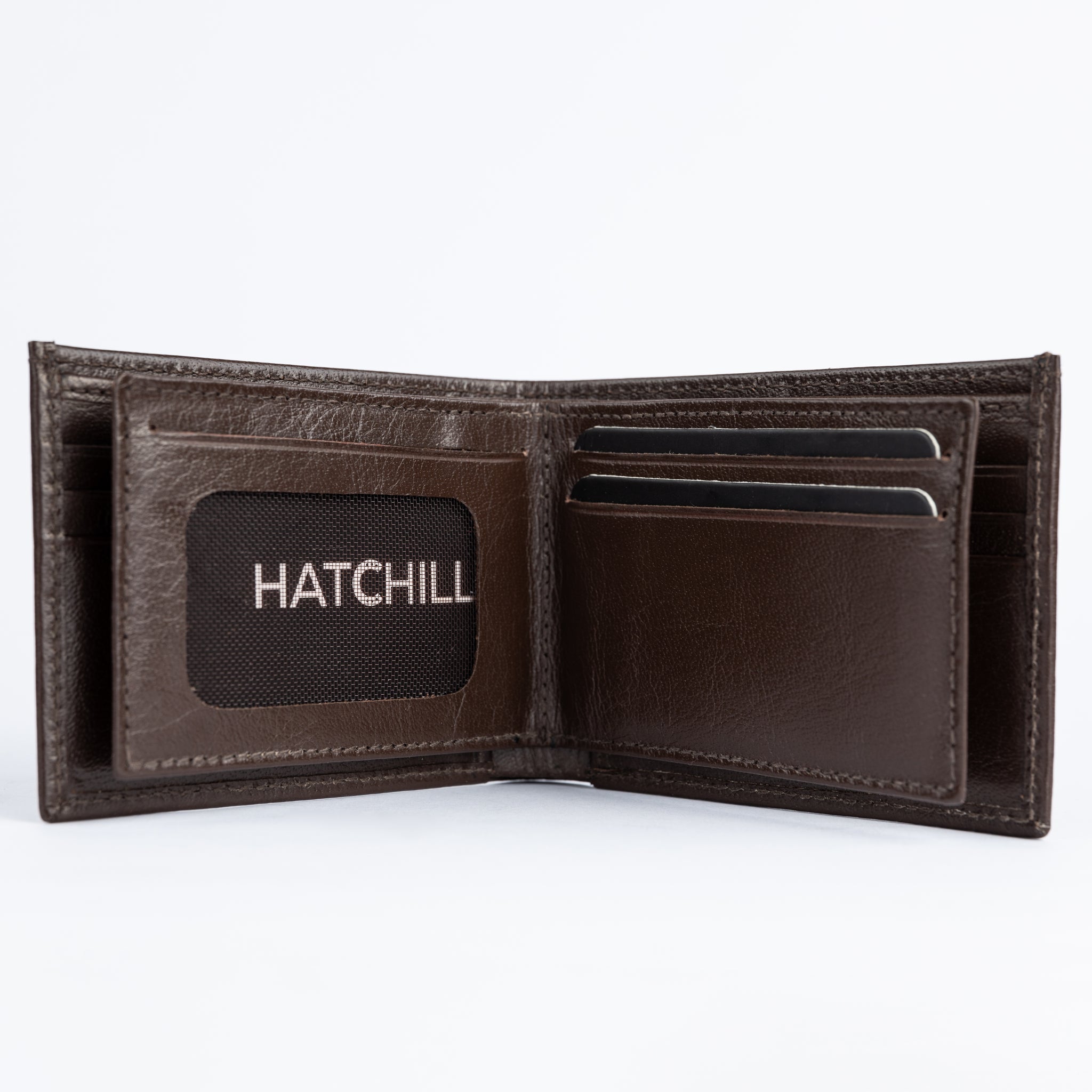 Leather Wallet - Dark Brown - Hatchill